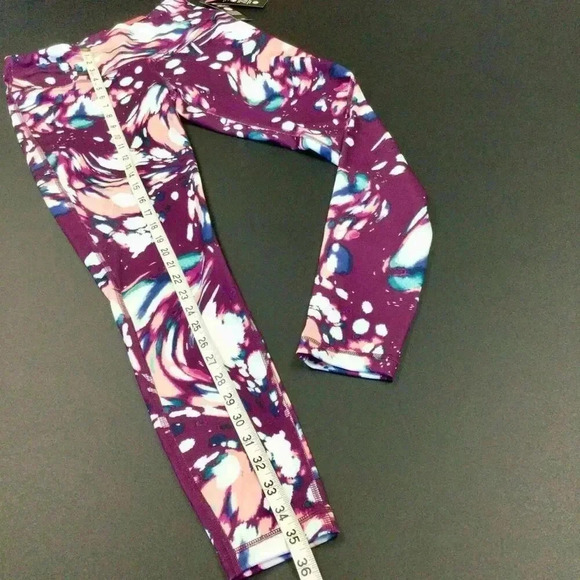 Zelos Womens Multicolor Tie Dyed Ankle Length High Rise Leggings Size Small NWT - Picture 8 of 11